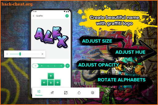 Graffiti Name Logo Maker screenshot