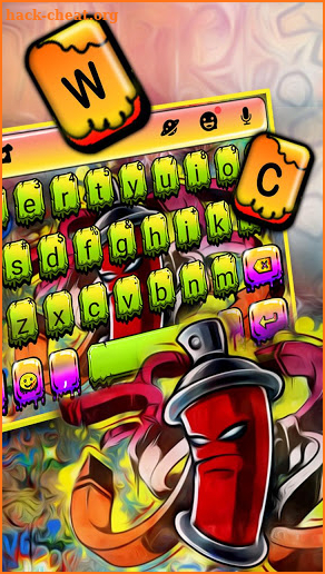 Graffiti Street Swag Keyboard Theme screenshot