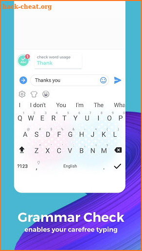 Grammar Keyboard screenshot