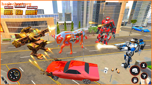 Grand Angry Bull Robot Car Transforming Games 2021 screenshot