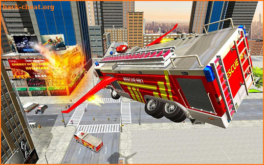 Grand Firefighter Truck Robot Hero: Rescue Games screenshot