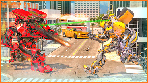 Grand Flying Car Robot Transform War: Robot Games screenshot