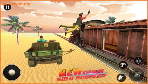 Grand Gold Robbery Game: Train screenshot