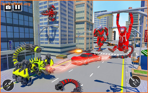 Grand Gorilla Robot Transform Car:Helicopter Robot screenshot