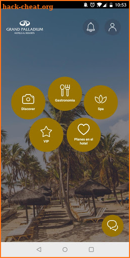 Grand Palladium Hotels & Resorts screenshot