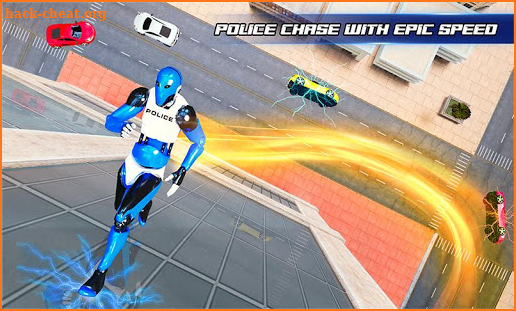 Grand Police Robot Speed Hero City Cop Robot Games screenshot