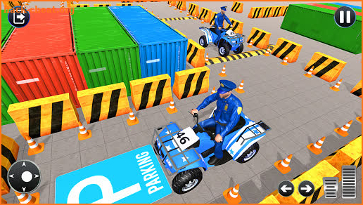 Grand Police Transport Quad Bike Game screenshot