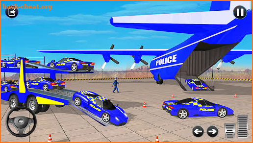 Grand Police Vehicles Transport Truck screenshot