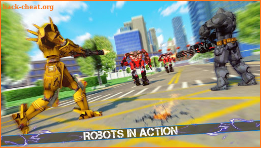 Grand Robot Car Crime Battle Simulator screenshot