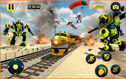 Grand Robot Train Transformation screenshot