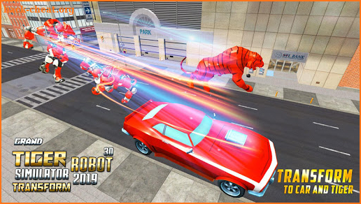 Grand Robot Transformation Tiger : Robot Car screenshot