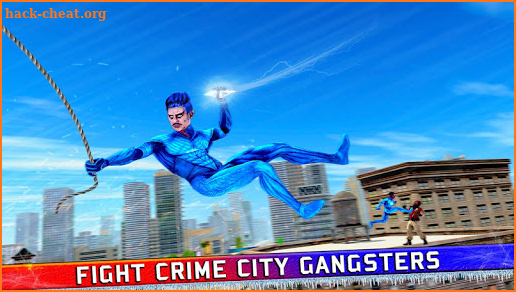 Grand Rope Hero Crime City - Flying Ice Hero Game screenshot