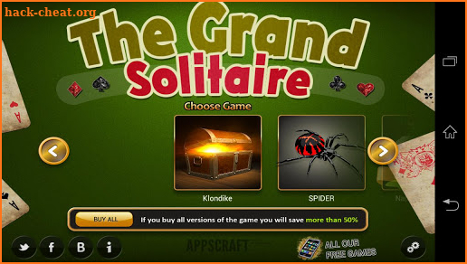 Grand Solitaires Collection screenshot