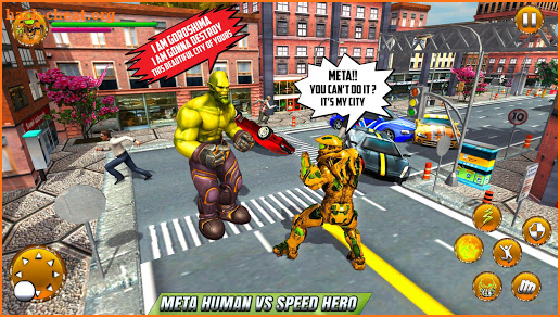 Grand Speed Robot Iron Hero Rescue Mission screenshot