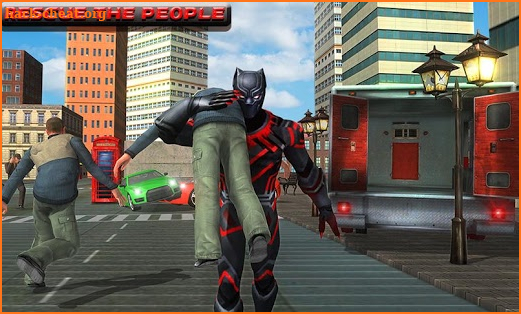 Grand Superhero Flying Panther City Rescue Mission screenshot