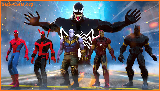 Grand Superhero Venom VS Spider Iron Hero Hunters screenshot