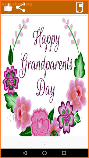 grandparents day wishes card posters messages screenshot