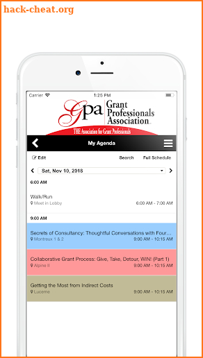 Grant Professionals Association screenshot