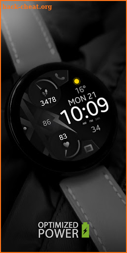 Graphite Digital Watch Face screenshot