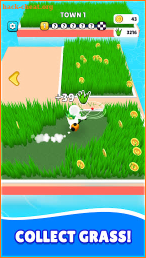 Grass Cut Craft 3D screenshot