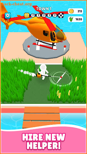 Grass Cut Craft 3D screenshot