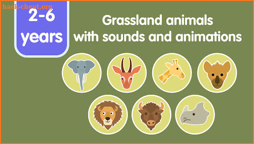 Grassland Animals for Kids screenshot