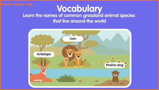 Grassland Animals for Kids screenshot