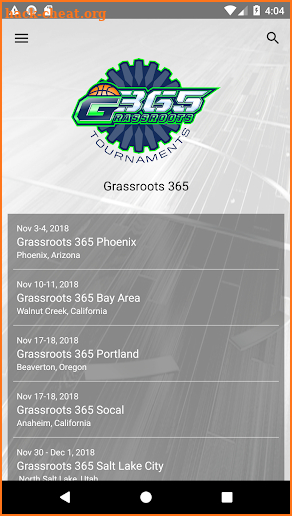 Grassroots365 screenshot