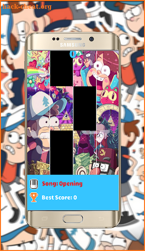 GravityFalls Piano Tiles screenshot