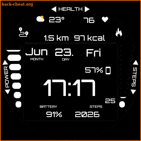 GRBL BLK Watch Face screenshot