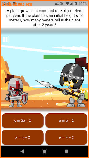 GRE Math Knight screenshot