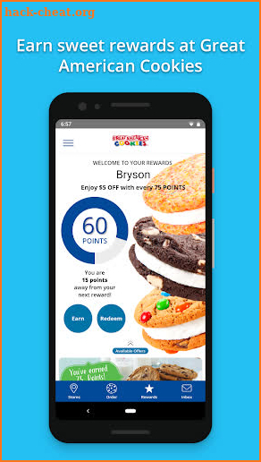 Great American Cookies Rewards screenshot