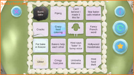 Great British Baking Bingo screenshot