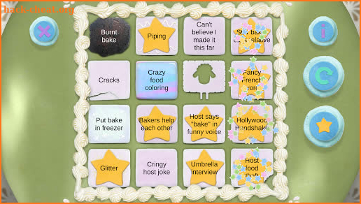 Great British Baking Bingo screenshot