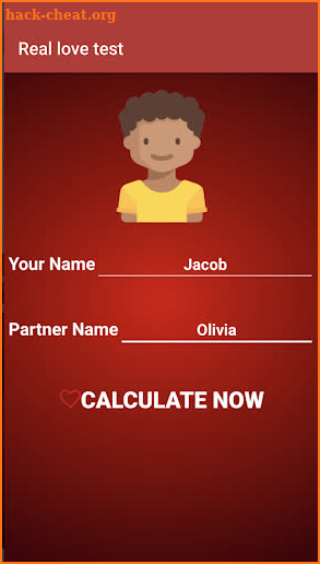 Great Love Calculator screenshot