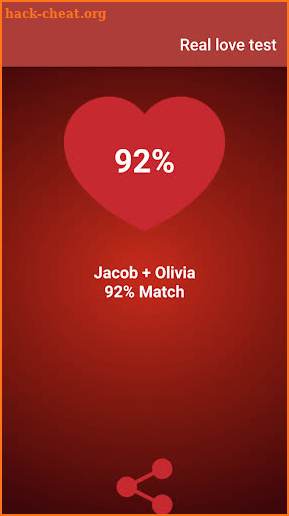 Great Love Calculator screenshot