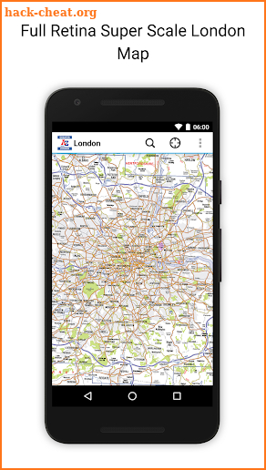 Greater London A-Z Street Map screenshot