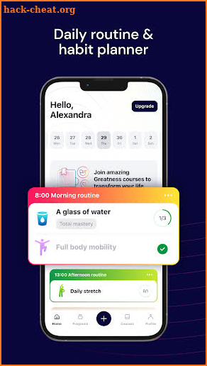 Greatness: Daily Habit Tracker screenshot