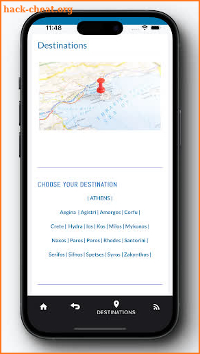 Greek Travel App screenshot