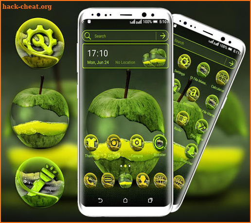 Green Apple Launcher Theme screenshot