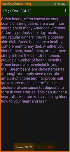 Green bean KSJH1 screenshot