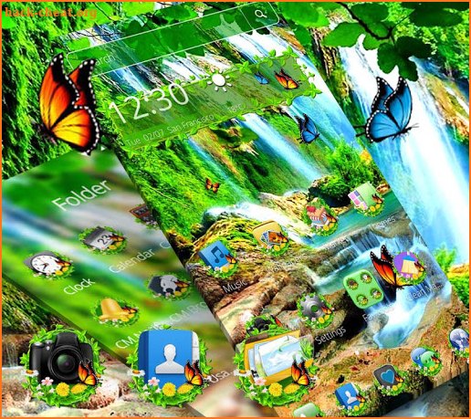 Green Beautiful Nature Forest Theme screenshot