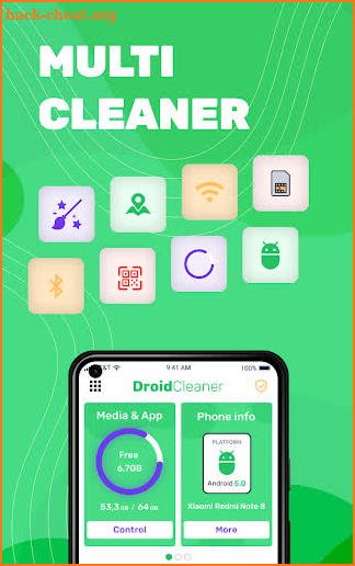 Green Button multitool cleaner screenshot