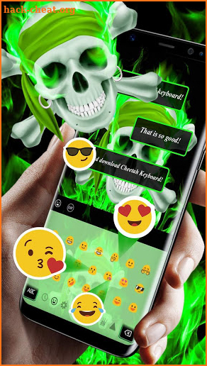 Green Skeleton Keyboard screenshot