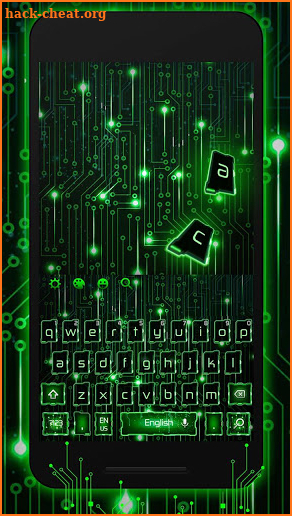 Green Technology Keyboard screenshot