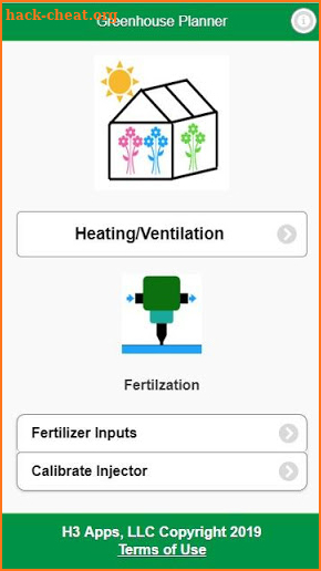 Greenhouse Ventilation & Fertilization Planner screenshot