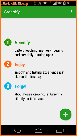 Greenify screenshot