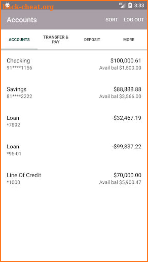 Greenwoods State Bank  (GSB) screenshot