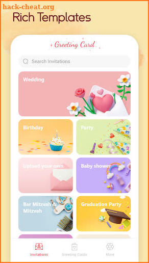 Greeting Card Design screenshot