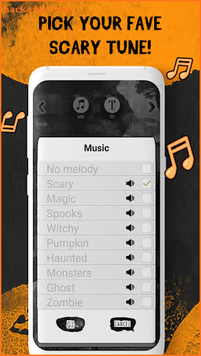 Greeting Cards with Music: Halloween screenshot